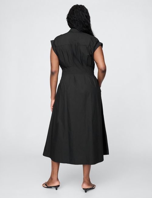 Poplin Midi Shirtdress