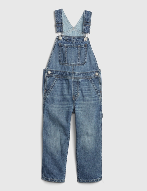 Toddler Denim Overalls with Washwell™