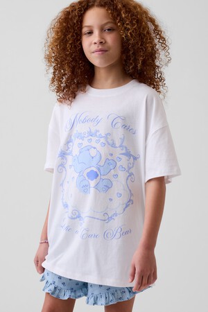 3PL SS EXTRA RELAXED TUNIC TEE_CAREBEARS