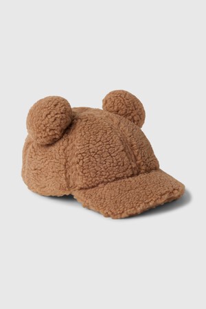 Toddler Sherpa Bear Baseball Hat