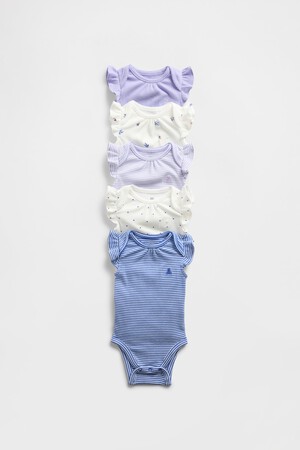 Baby First Favorites TinyRib Bodysuit (5-Pack)