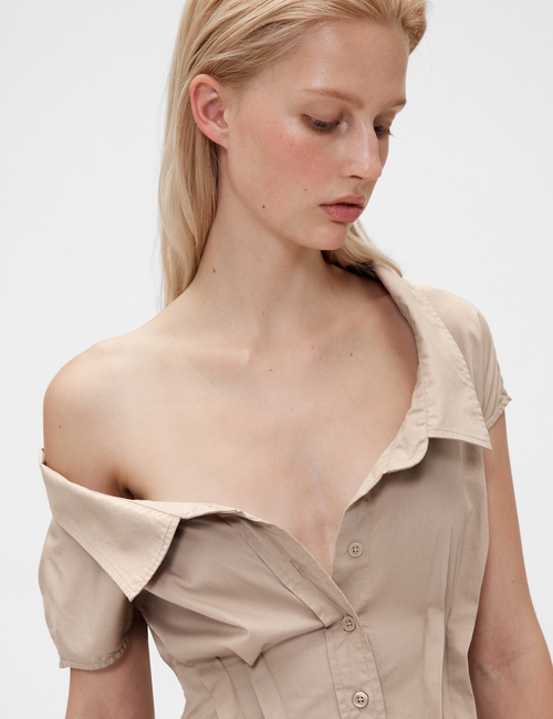 GapStudio Poplin Maxi Shirtdress