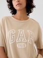 Organic Cotton Oversized Boyfriend Logo T-Shirt