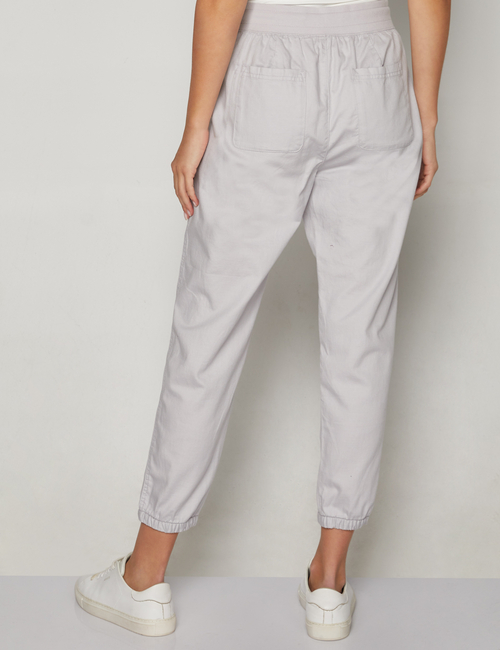 Ribbed Twill Joggers