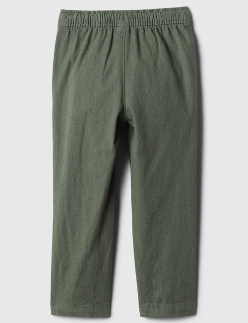 babyGap Linen-Blend Tapered Pull-On Pants