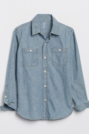Kids Chambray Carpenter Shirt