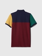 Kids Colorblock Logo Polo Shirt
