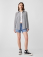 Linen-Blend Easy Shirt