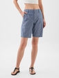 9" Downtown Chambray Bermuda Shorts