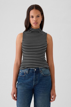 Modern Mockneck Tank Top