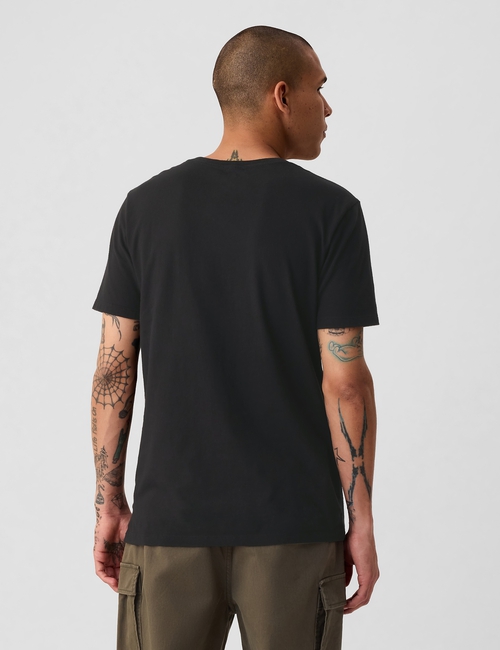 Cotton Jersey V-Neck T-Shirt