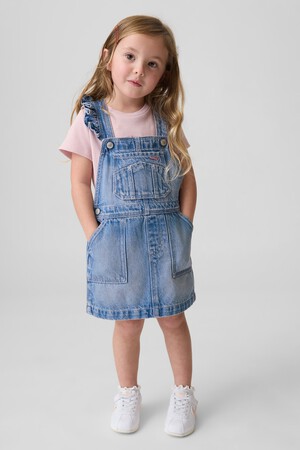Baby & Toddler Denim Ruffle Skirtall