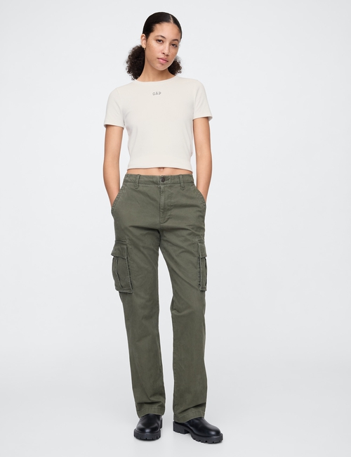 Modern Cropped Logo T-Shirt