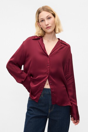 Satin Relaxed Shirt
