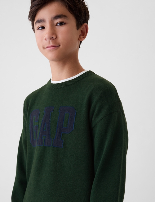 Kids Gap Logo Intarsia Sweater