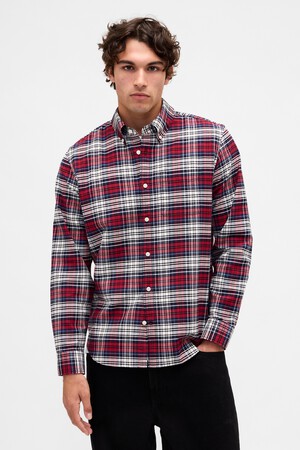 Plaid Oxford Shirt