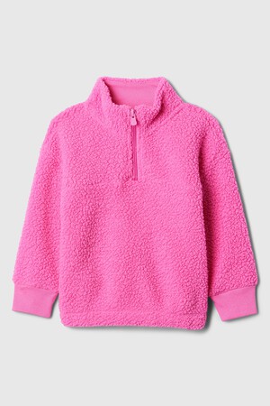 babyGap Sherpa Quarter-Zip Hoodie