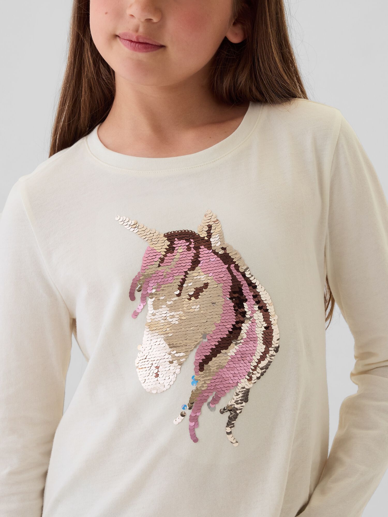Flippy sequin shirt girl shop