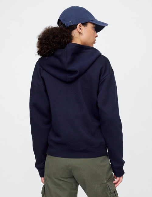 Relaxed Gap Logo Zip Hoodie