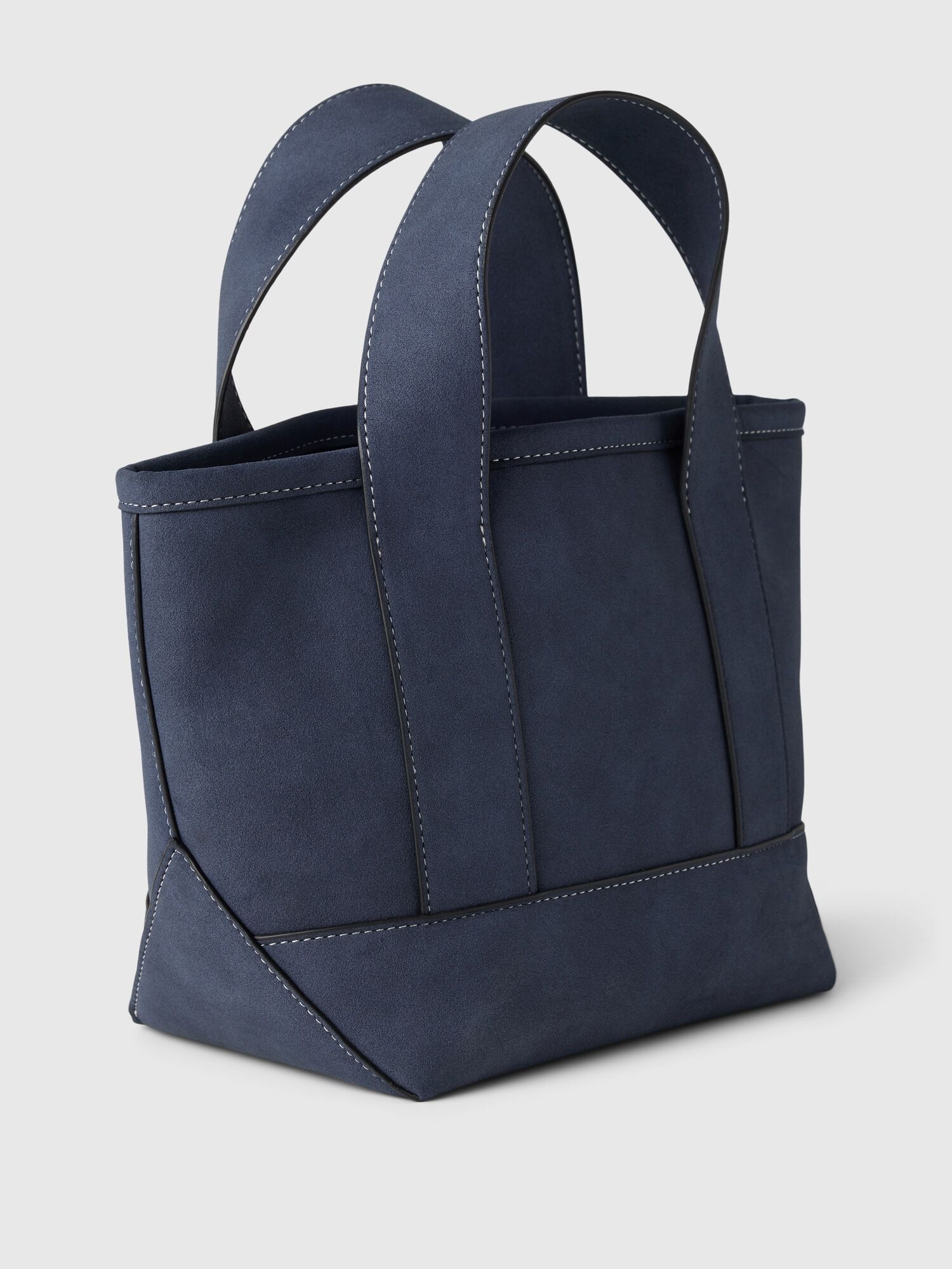 Suede leather tote bag cheap