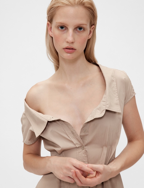 GapStudio Poplin Maxi Shirtdress