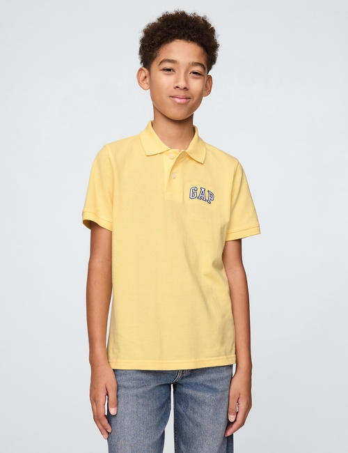 Kids Gap Logo Pique Polo Shirt