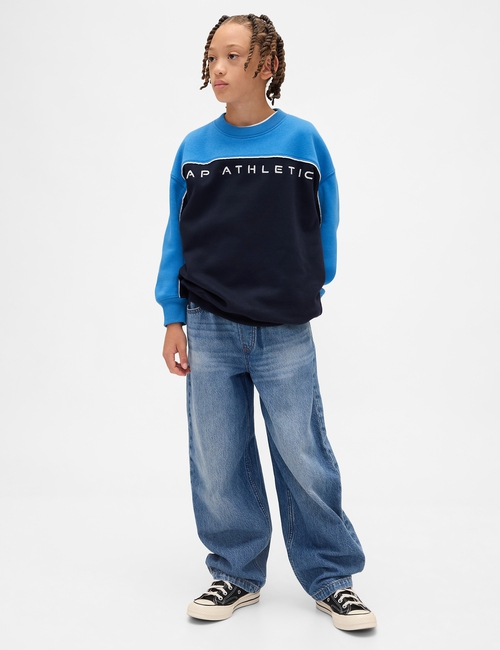 Kids VintageSoft Colorblock Logo Sweatshirt