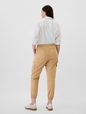 Girlfriend Khaki Cargo Joggers