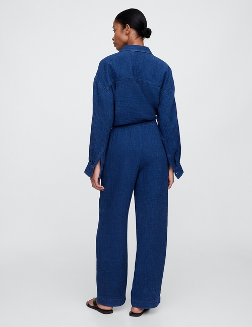 V-INDIGO GAUZE