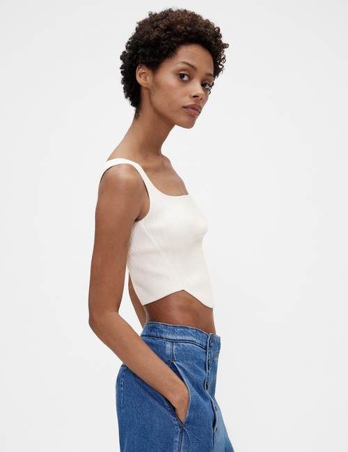 GapStudio Knit Corset Top