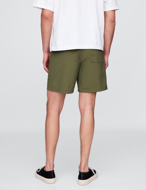 100% Recycled Pull-On Nylon Shorts