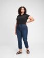 High Rise Cheeky Straight Jeans