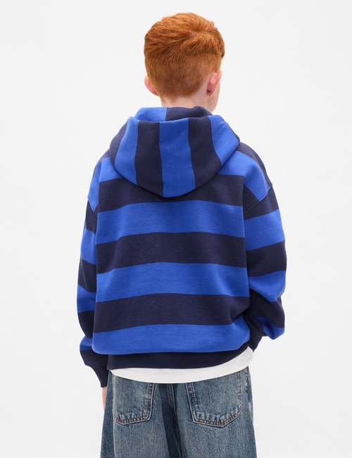 VTG SOFT BAGGY HOOD RUGBY STRIPE