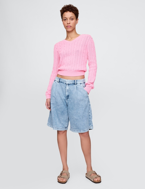 365 High Rise UltraSoft Longline Trouser Shorts