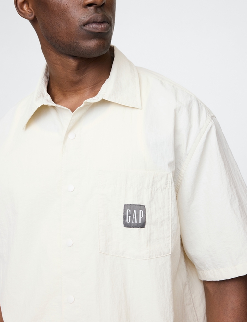 100% Recycled Relaxed Nylon Shirt