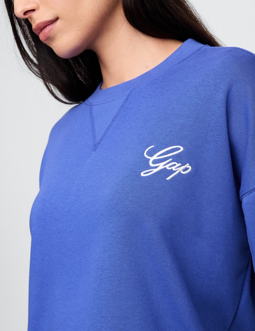 VintageSoft Oversized Logo Sweatshirt