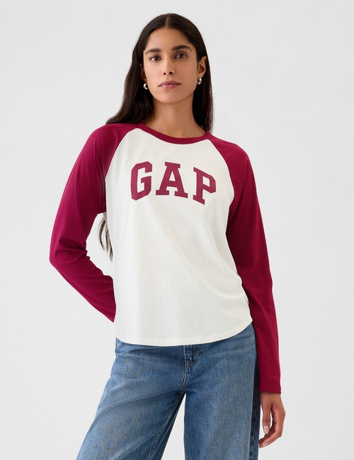 Organic Cotton Raglan Logo T-Shirt