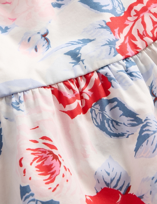 Kids Bow-Strap Peplum Top