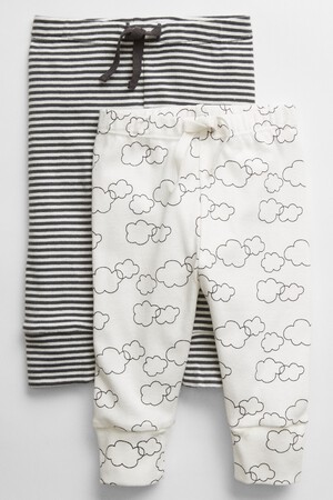 Baby Print Pull-On Pants (2-Pack)