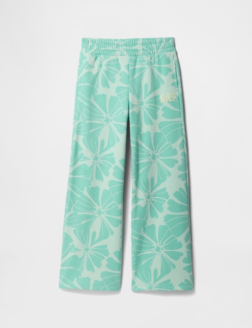 Kids Relaxed Gap Logo Wide-Leg Pants