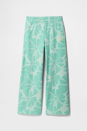 Kids Relaxed Gap Logo Wide-Leg Pants