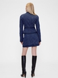 GapStudio Denim Tweed Fringe Jacket