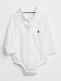 Baby Oxford Button-Up Bodysuit