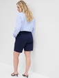 9" Mid Rise Twill Bermuda Shorts
