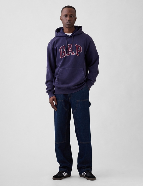 VintageSoft Relaxed Logo Hoodie