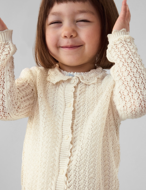 Gap × DÔEN Baby Linen-Blend Cardigan