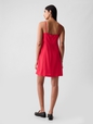 Linen-Blend Mini Dress