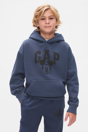Gap × Disney Kids Vintage Soft Mickey Mouse Logo Hoodie
