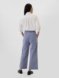 Mid Rise Easy Wide-Leg Khakis