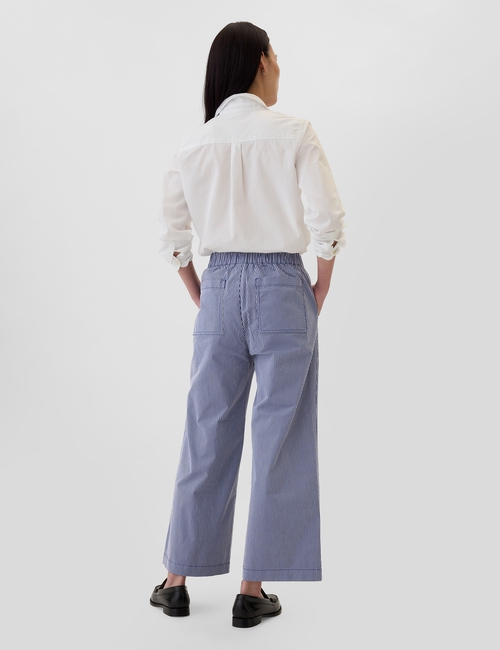 Mid Rise Easy Wide-Leg Khakis